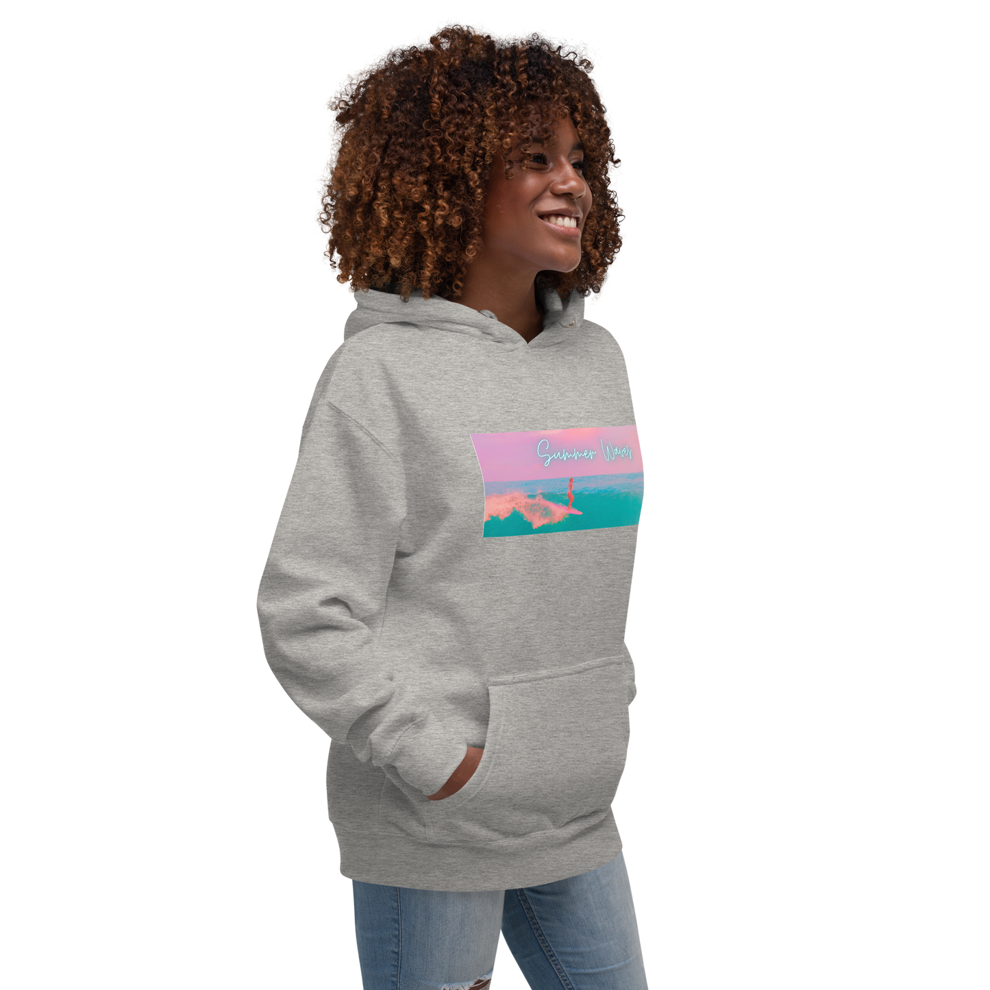 Summer Waves, Unisex Hoodie